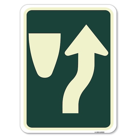 Signmission Beware of Curb Graphic Heavy-Gauge Aluminum Rust Proof Parking Sign, 18" x 24", A-1824-24522 A-1824-24522